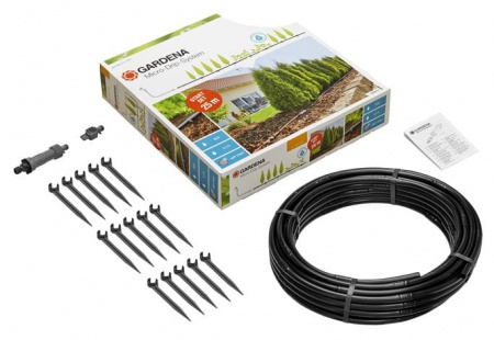 Kit d\'arrosage goutte-à-goutte pour rangées de plantes 25m GARDENA