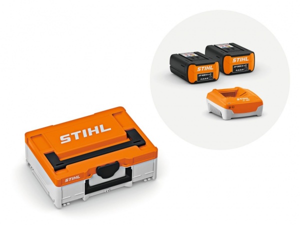 Kit mallette avec chargeur AL 501 + 2 Batteries AP 500 S STIHL 